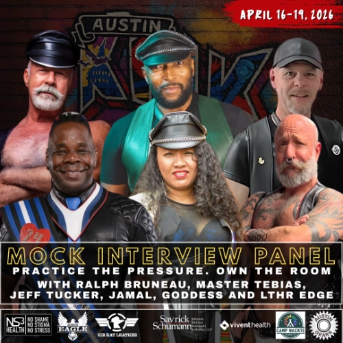 Mock Interview Panel featuring Ralph Bruneau, Master Tebias, Jeff Tucker, Jamal, Goddess, and LTHR Edge